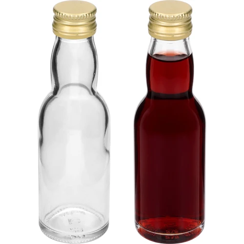 Lahvička „Maluch” se zlatým šroubovacím víčkem, 40 ml, 10 ks - 5