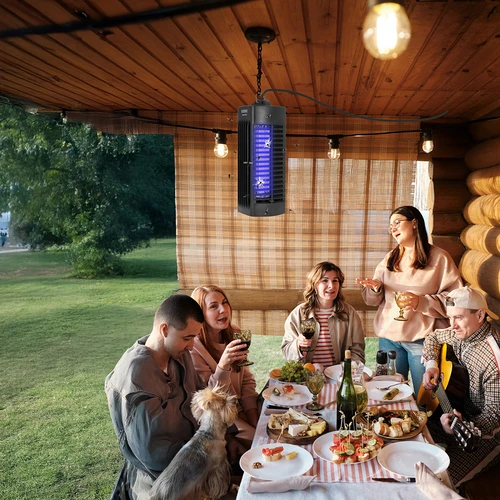 Lampa na hubení hmyzu Manhattan UVA 6 W, černá - 10