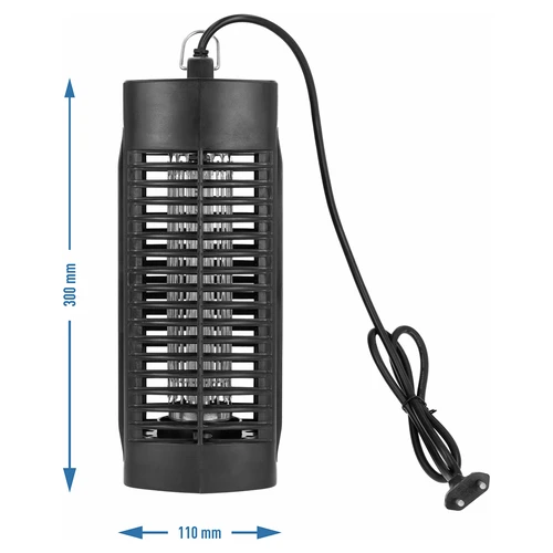 Lampa na hubení hmyzu Manhattan UVA 6 W, černá - 5
