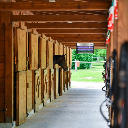 Lampa na hubení hmyzu UVA 40 W, stříbrná - 11