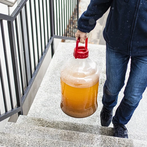 Lehký, nerozbitný balón na víno s držadlem, 20 L - 15