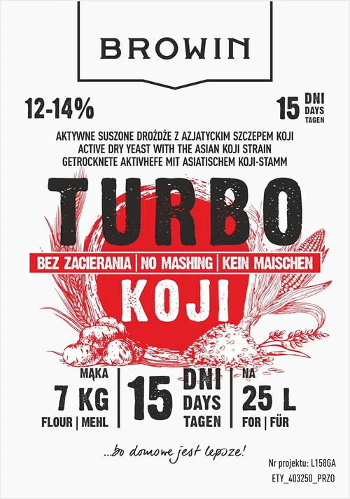 Lihovarské kvasnice Turbo Koji, 50 g (bez rmutování!) - 5