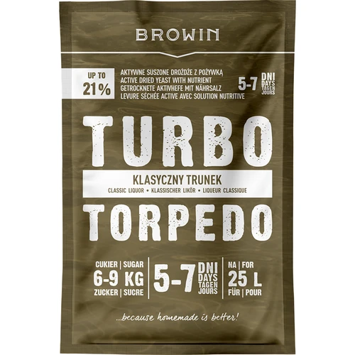 Lihovarské kvasnice Turbo Torpedo 5-7 dní 21% 100g
