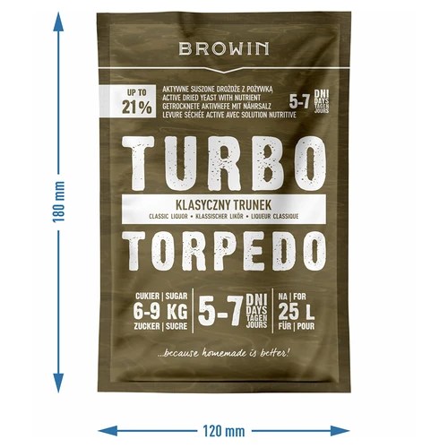 Lihovarské kvasnice Turbo Torpedo 5-7 dní 21% 100g - 6