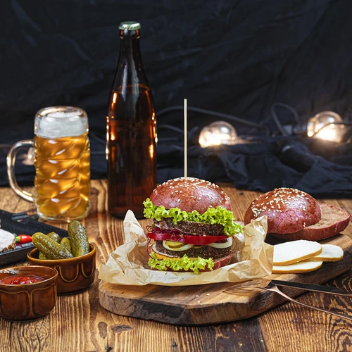 Lis na hamburgery - hliníkový, průměr 12 cm - 9