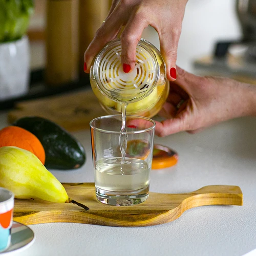 Lis - sítko na zavařeniny, kvašené a octové výrobky - do sklenic fi 82-66 - 8