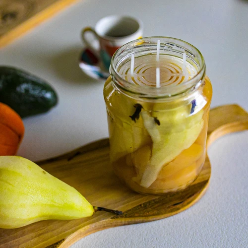 Lis - sítko na zavařeniny, kvašené a octové výrobky - do sklenic fi 82-66 - 7