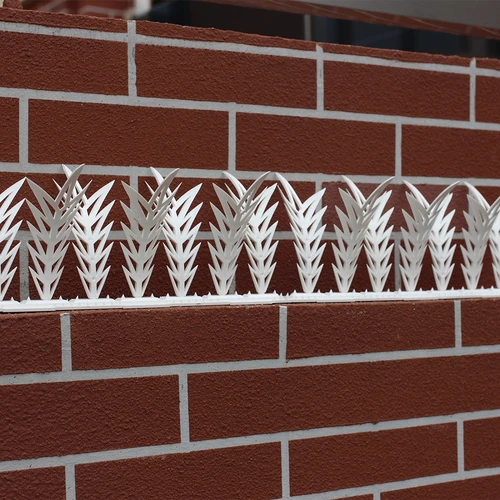 Lišty s hroty odpuzující ptáky, ozdobné, bílé - z plastu, 6 ks - 12