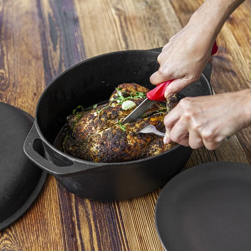 Litinový hrnec na pečení, 5.5 L - 8