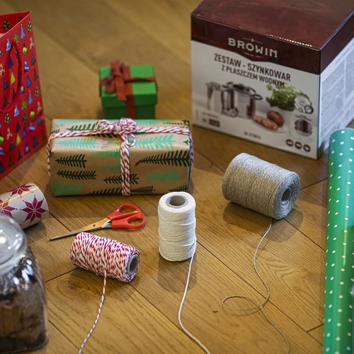 Matný lněný řeznický provázek (240°C) 190 m - 2