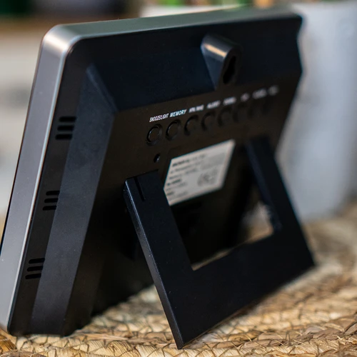 Meteorologická stanice RCC – elektronická, podsvícená, bezdrátová, senzor, černá - 15