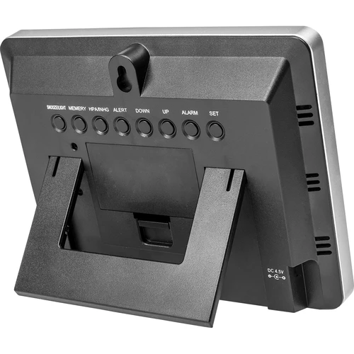 Meteorologická stanice RCC – elektronická, podsvícená, bezdrátová, senzor, černá - 3