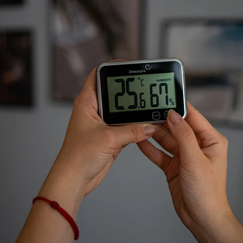 Meteostanice – elektronická, bezdrátová, černá - typ B - 9