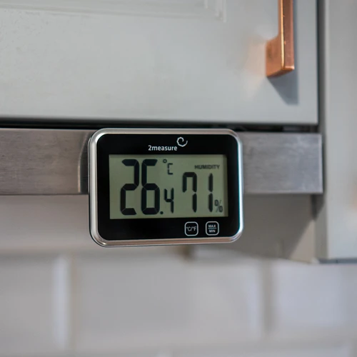 Meteostanice – elektronická, bezdrátová, černá - typ B - 10