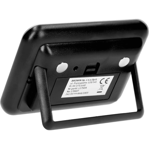 Meteostanice – elektronická, bezdrátová, černá - typ B - 3