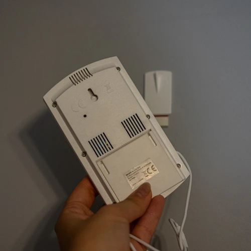 Meteostanice – elektronická, sonda, bílá - 11