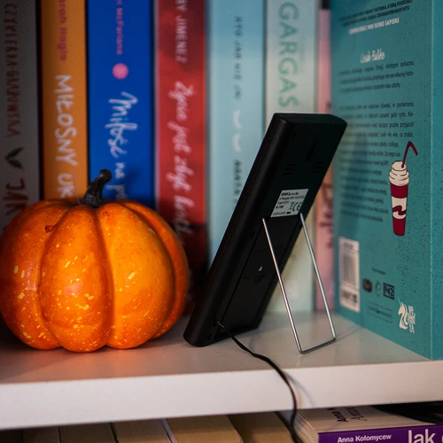 Meteostanice – elektronická, sonda, černá - 7