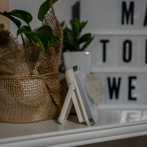 Meteostanice RCC, DCF – elektronická, bezdrátová, podsvícený senzor, bílá - 12