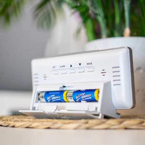 Meteostanice RCC, DCF – elektronická, bezdrátová, podsvícený senzor, bílá - 13