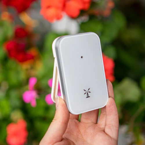 Meteostanice RCC, DCF – elektronická, bezdrátová, podsvícený senzor, bílá - 14