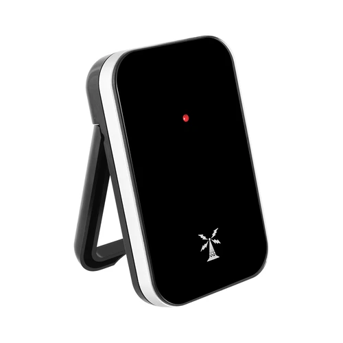 Meteostanice RCC, DCF – elektronická, bezdrátová, podsvícený senzor, černá - 3