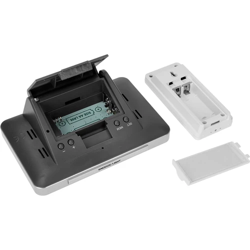 Meteostanice RCC – elektronická, bezdrátová, podsvícený senzor, černá - 8