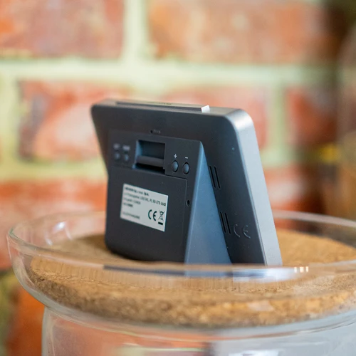 Meteostanice RCC – elektronická, bezdrátová, podsvícený senzor, černá - 16