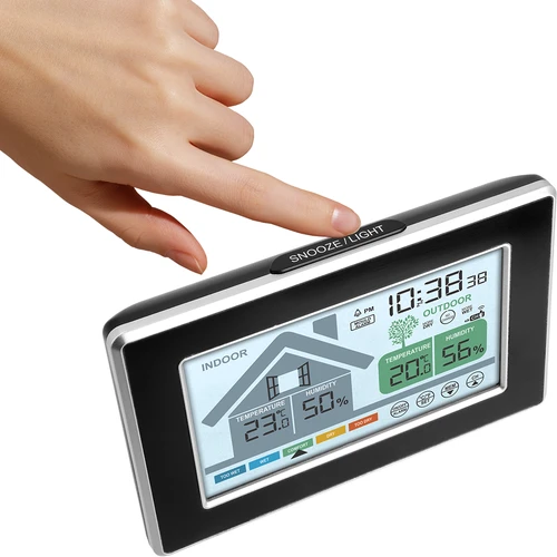 Meteostanice značky Soens – elektronická, s bezdrátovým venkovním čidlem - 3