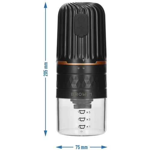 Mlýnek na kávu - elektrický, s mlecími kameny - 11