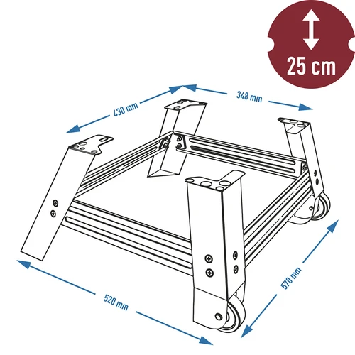 Mobilní Základna pro udírnu dragON 330275 - 6
