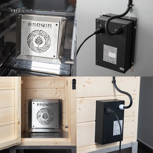 Modul topného tělesa s ventilátorem, 1,5 kW - pro zahradní udírny - 5