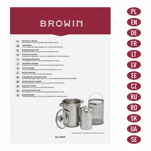 Multifunkční hrnec s košem a šunkovarem - 12