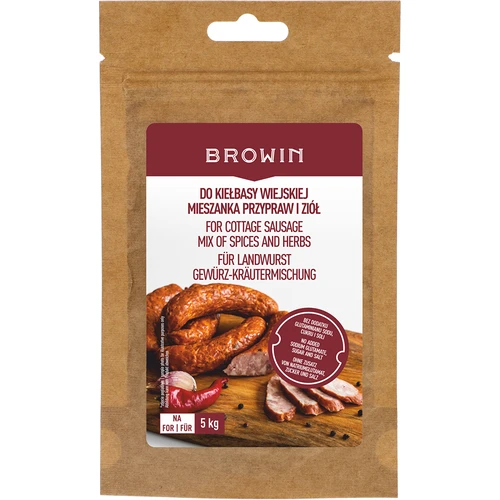 Na venkovské klobásy, 20g