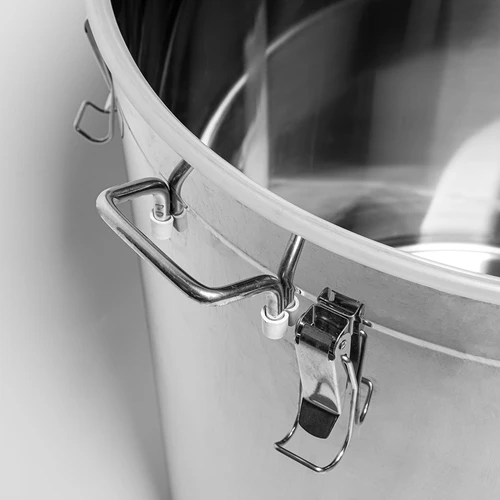 Nádoba z nerezové oceli 161 L s víkem - 5