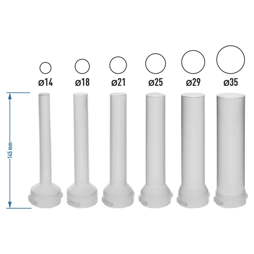 Náhradní trychtýře do vertikální plničky Browin na 5 kg, 6 ks - 4