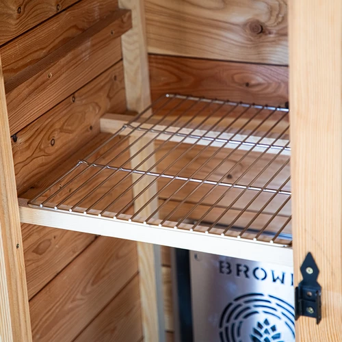 Nerezový rošt do dřevěné/dýhové udírny dragON 330339, 330341, 330340, 330360 - 5