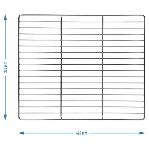 Nerezový rošt do dřevěné/dýhové udírny dragON 330339, 330341, 330340, 330360 - 4