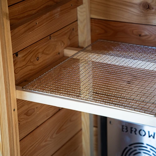 Nerezový síťový rošt do dřevěné/dýhované udírny dragON 330339, 330341, 330340, 330360 - 5