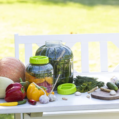 Nerozbitná, multifunkční nádoba na nakládání + kleště, 5L - 3