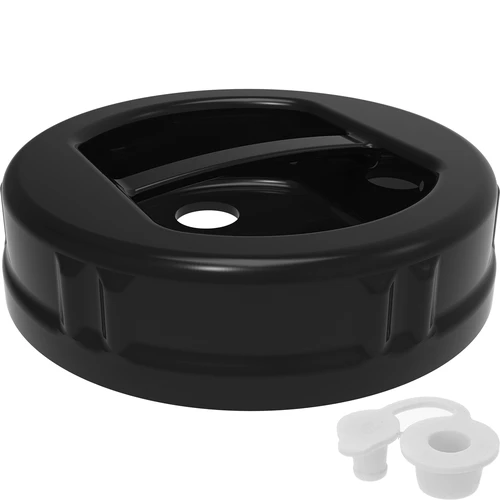 Nerozbitná sklenice 8L s kohoutkem a oboustranným, dřevěným stojanem - 8