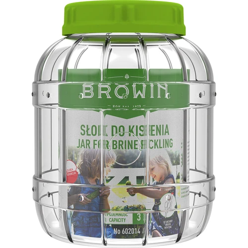 Nerozbitná sklenice na nakládání, 3 L - 3