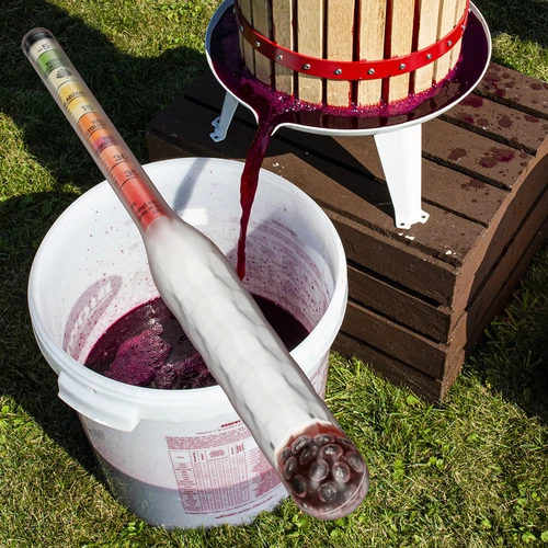 Nerozbitný cukroměr s trubičkou, rozsah měření: -5-35°Blg - 7