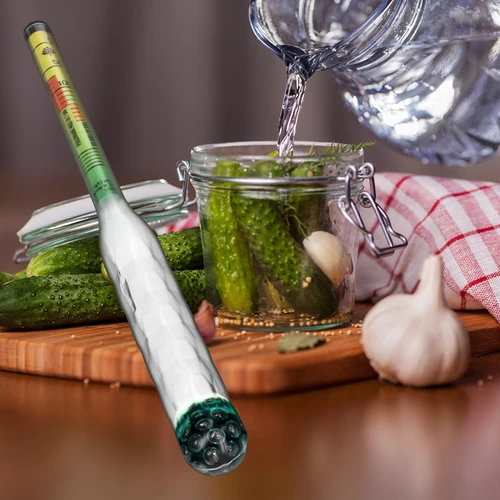 Nerozbitný soloměr s trubičkou, rozsah měření: 0-300 g soli/L - 7