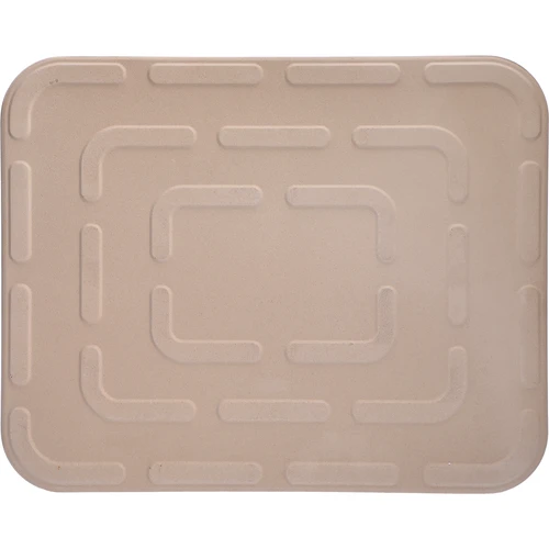 Obdélníkový kámen na pizzu, vyrobený z kordieritu, - 38 x 30,5 cm - 3