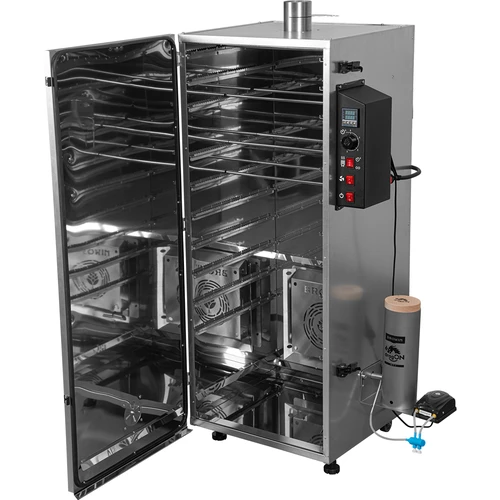 Ocelová udírna dragON 220 L – s digitálním regulátorem - 3
