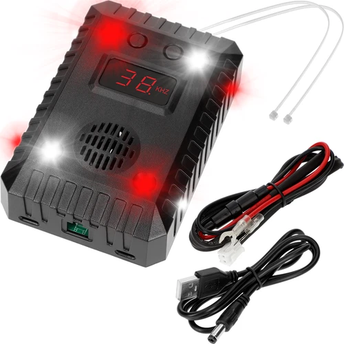 Odpuzovač kun a hlodavců do aut a místností (ultrazvuk + LED)