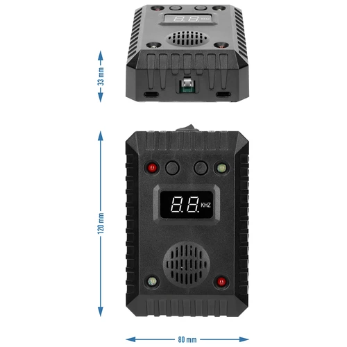 Odpuzovač kun a hlodavců do aut a místností (ultrazvuk + LED) - 13