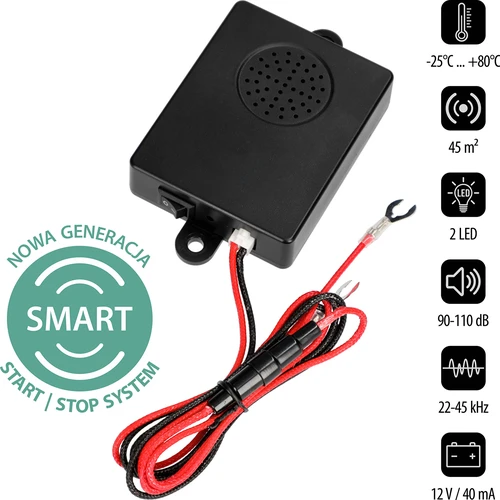 Odpuzovač kun a hlodavců do auta (ultrazvuk)