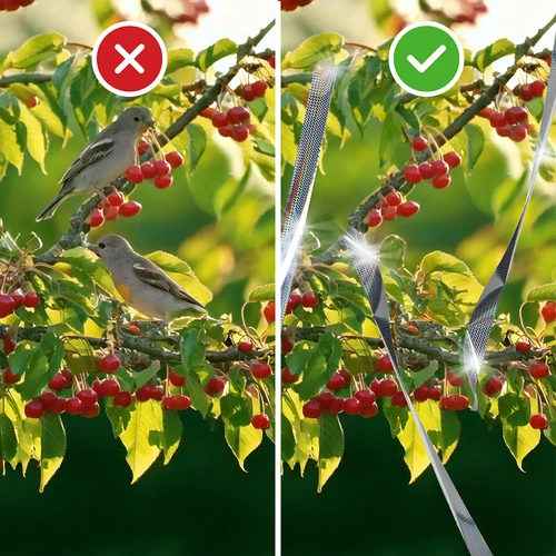 Odpuzovač ptáků - reflexní páska, 80 m - 8