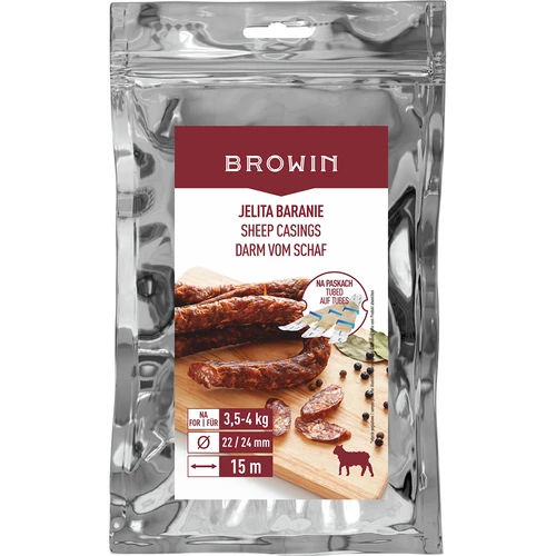 Ovčí střívka - fi 22/24 mm, na páscích, 15 m